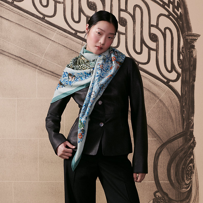 Jungle Love giant triangle - Grey | Hermès Mainland China